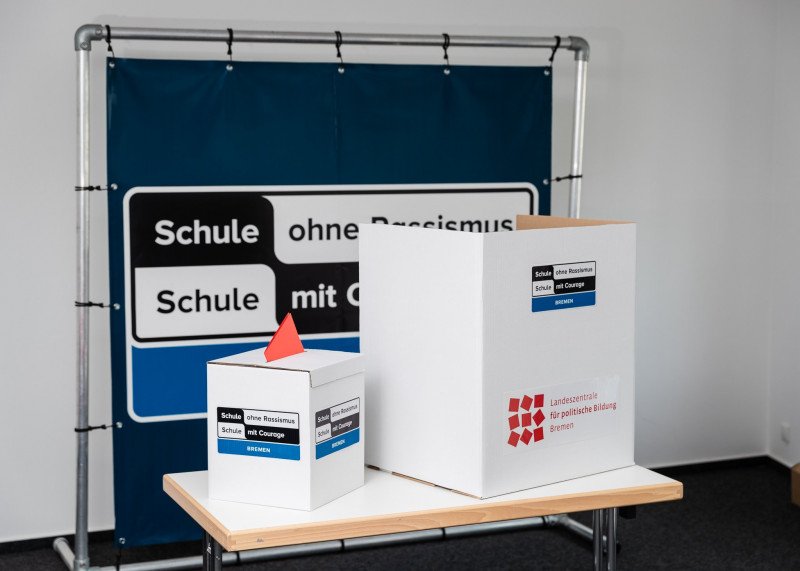 Foto Wahlurne kabine